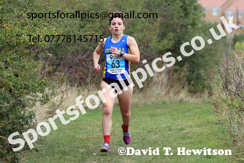 SSenior Womens Relay, 2025 Farringdon Cross Country Relays, Sunderland. Photo: David T. Hewitson/Sports for All Pics